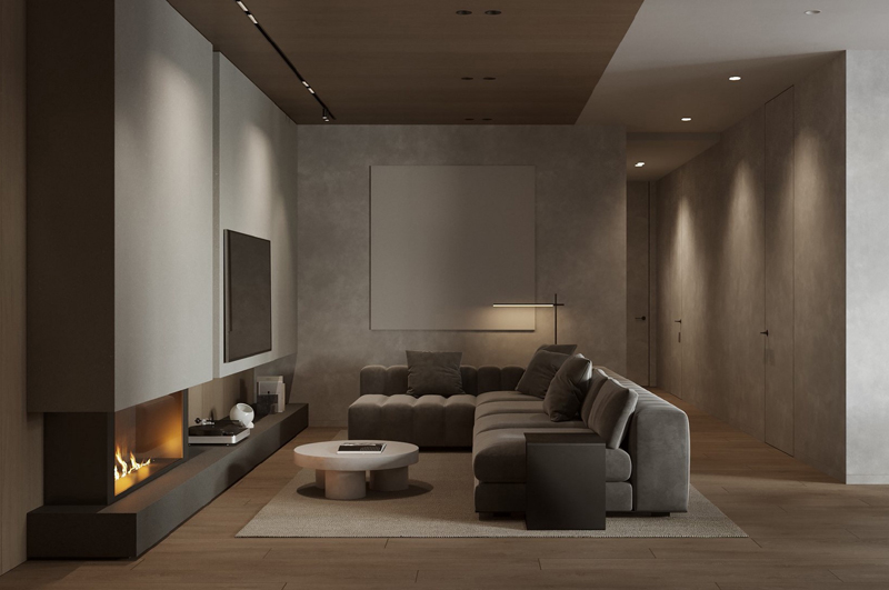 大套二原木裝修風(fēng)格-客廳